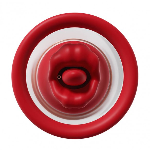 MizzZee - MouthLure Licking Vibrating Breast Cup (Chargeable - Red) MizzZee - MouthLure Licking Vibrating Breast Cup (Chargeable - Red)
